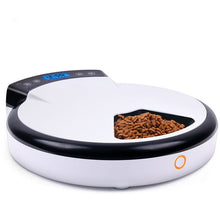 Load image into Gallery viewer, 5 Meal Electric Automatic Pet Feeder