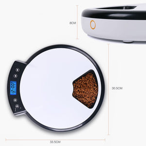 5 Meal Electric Automatic Pet Feeder